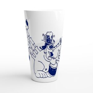 Mug grand format du bagad Keriz - Bébette Tambouliner