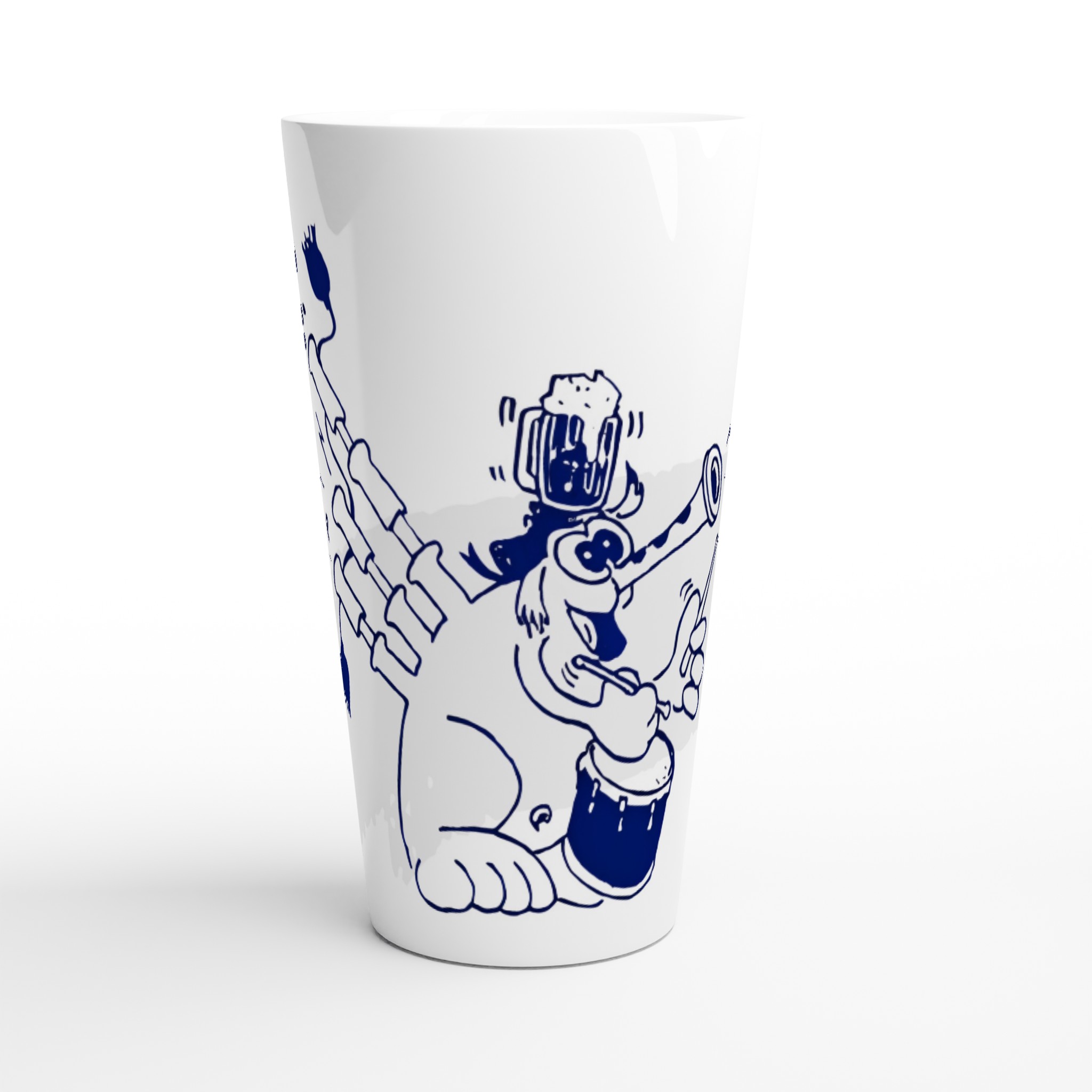 Mug grand format du bagad Keriz - Bébette Tambouliner