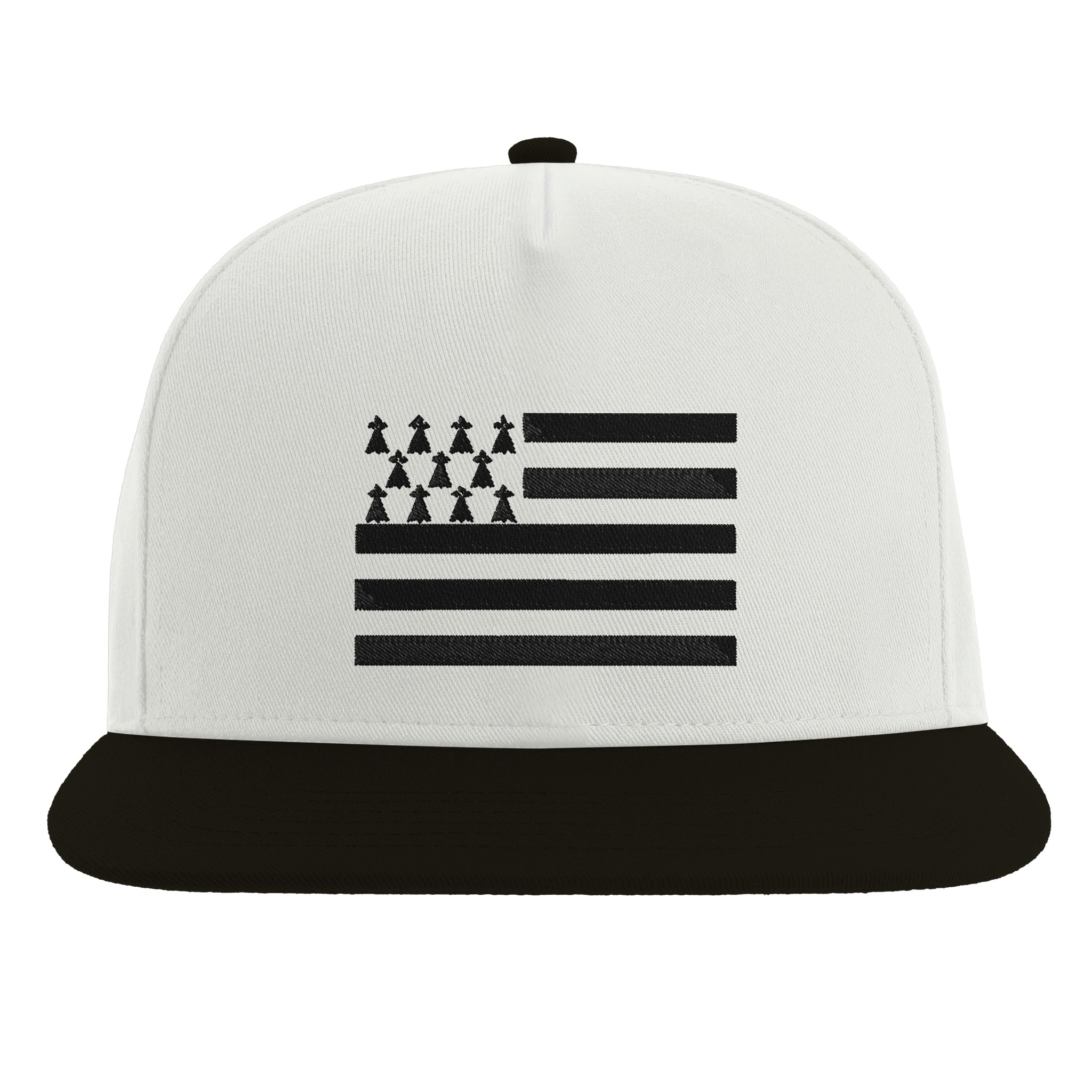 Casquette Snapback à visière plate du bagad Keriz - Gwenn a du