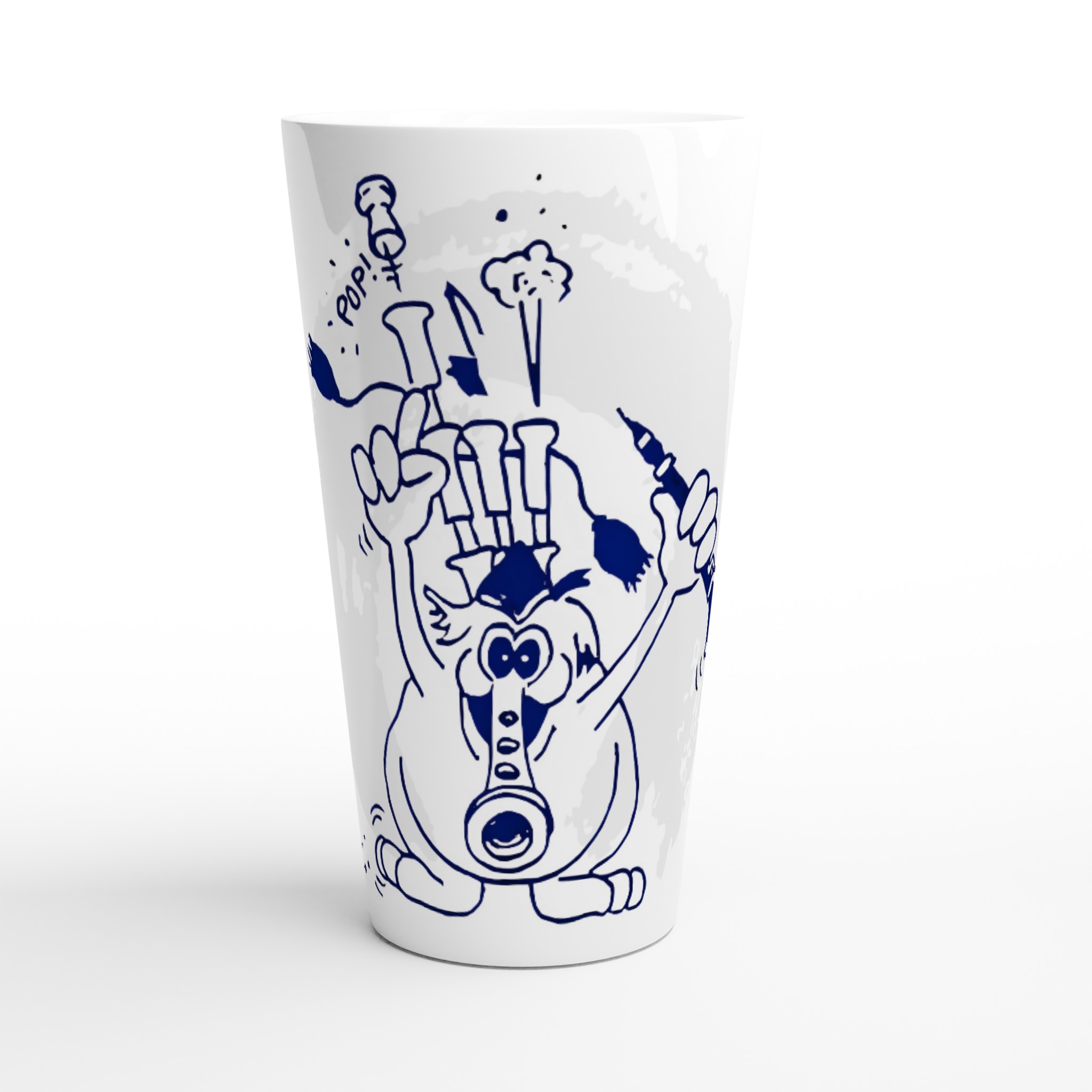 Mug grand format du bagad Keriz - Bébette Talabarder