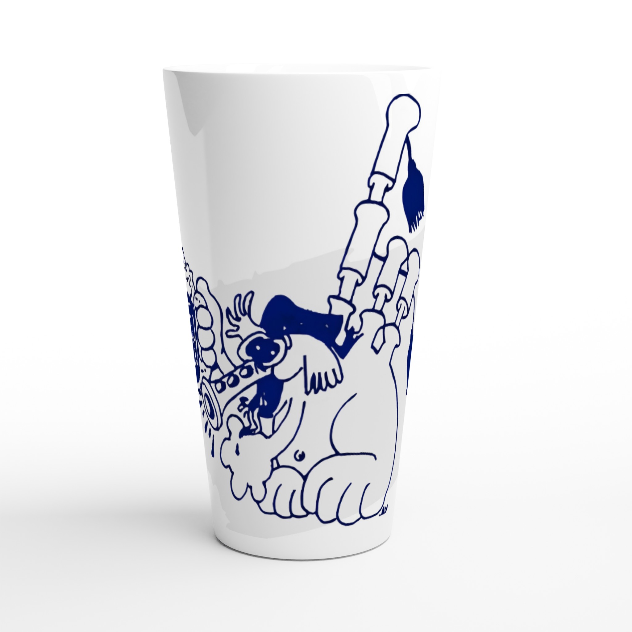 Mug grand format du bagad Keriz - Bébette Biniaouer